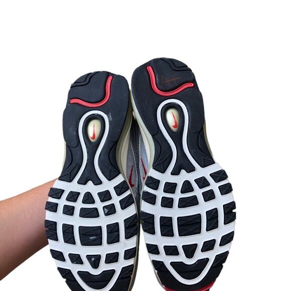 Deadstock Vintage 2002 Nike Air Max 97 Silver Bullet Size 7 - Picture 4 of 16